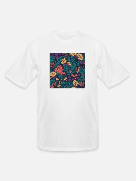 Blooming Serenity - Men's Tall T-Shirt - white