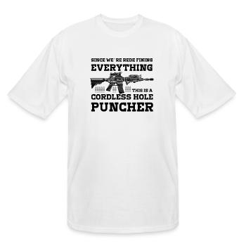 Mens Pro Gun - Men's Tall T-Shirt - white - Front - Brady (186cm)