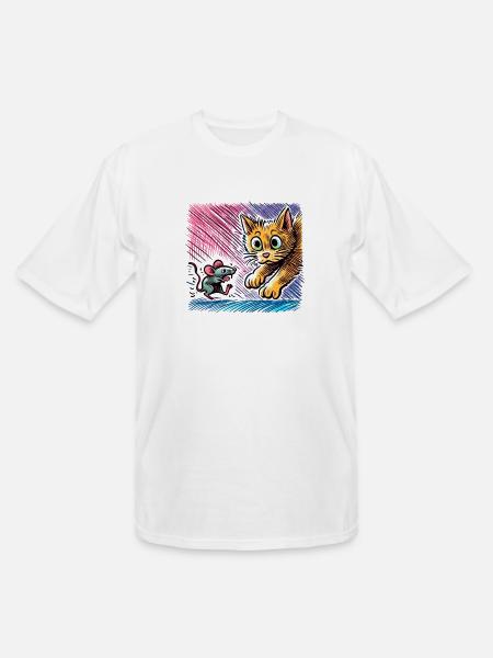 Surprised Encounter - Men's Tall T-Shirt - white