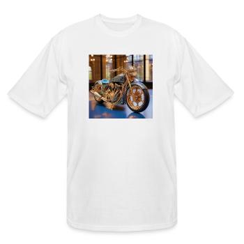 Elegance in Motion - Men's Tall T-Shirt - white - Front - Brady (186cm)