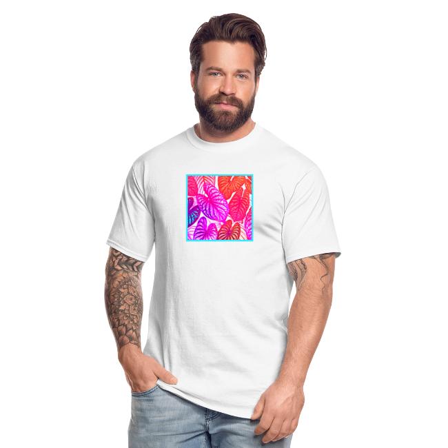 Color Burst Leaves Neon Elegance