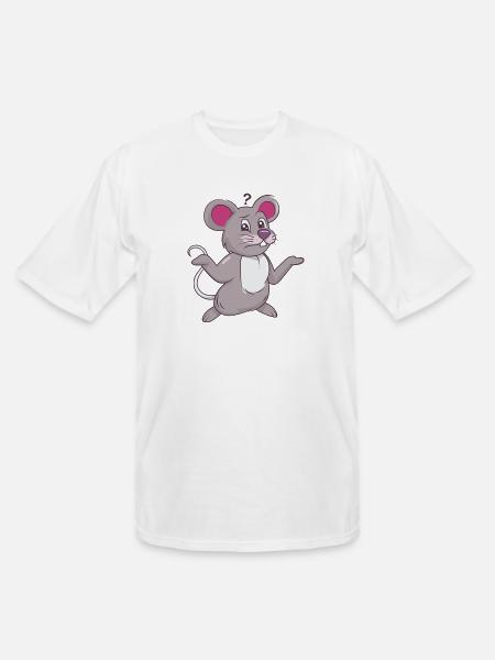 Not So Mouse - Men's Tall T-Shirt - white