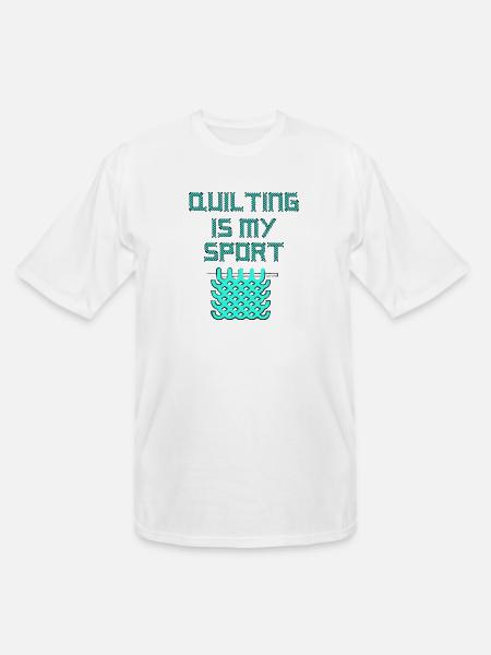 Quilting Lover - Men's Tall T-Shirt - white
