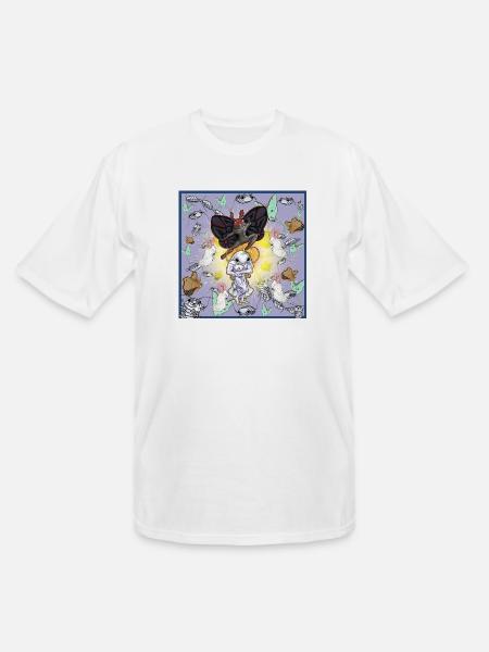 Mothman & Isobod - Men's Tall T-Shirt - white