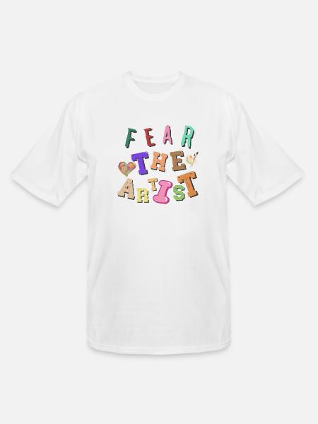 Fear the artist - Men's Tall T-Shirt - white