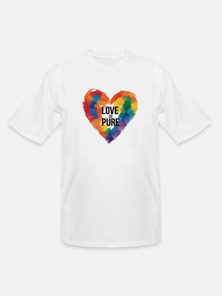Love So Pure - Men's Tall T-Shirt - white
