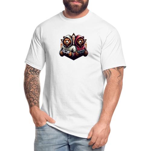 2 grizzlies gamer bears - Men's Tall T-Shirt