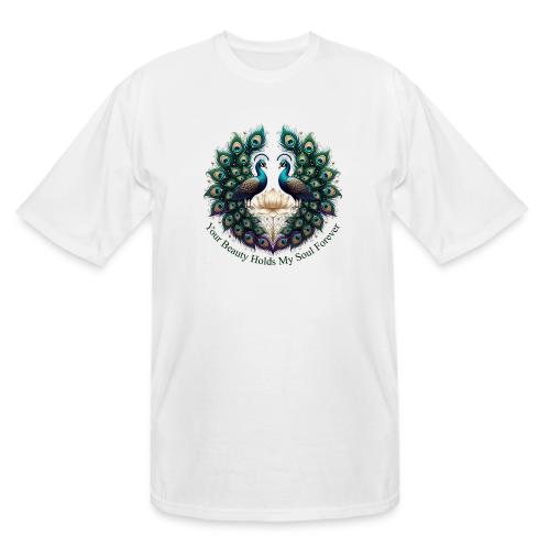 Your Beauty Holds My Soul Peacock Gifts T-Shirt - Men's Tall T-Shirt