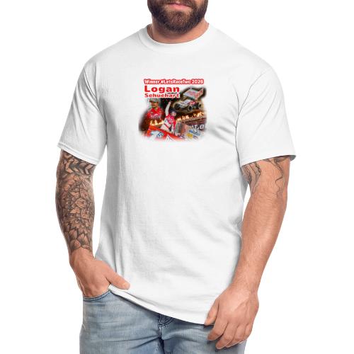 Logan Schuchart #LetsRaceTwo Winner - Men's Tall T-Shirt