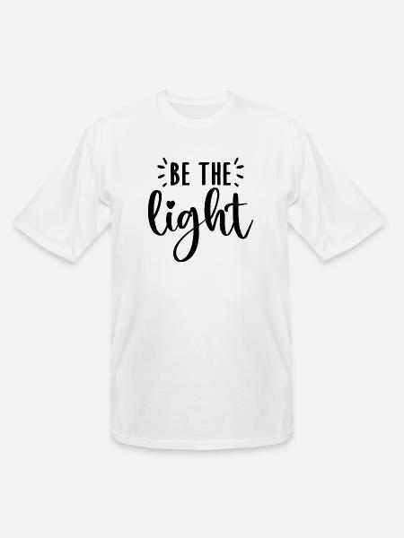 Be The Light - Men's Tall T-Shirt - white