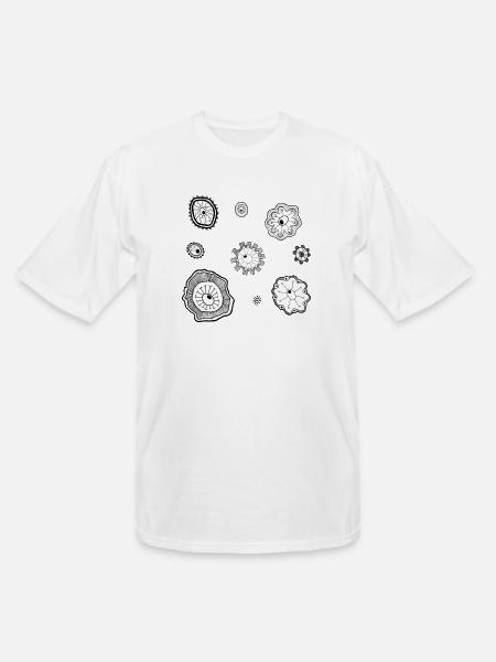 Single Cell Paramecium - Men's Tall T-Shirt - white