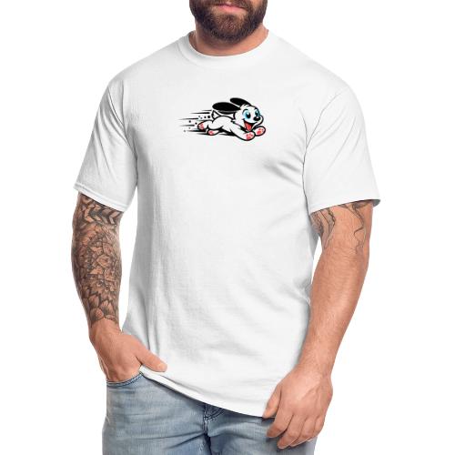 Speedy Pup Sprint on the Run - Men's Tall T-Shirt