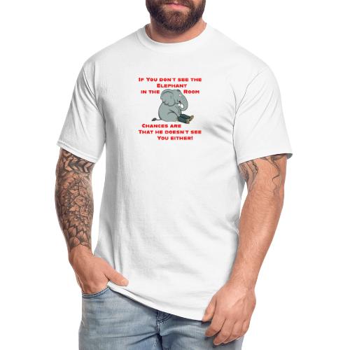 Elephant in the Room Meme - Men's Tall T-Shirt
