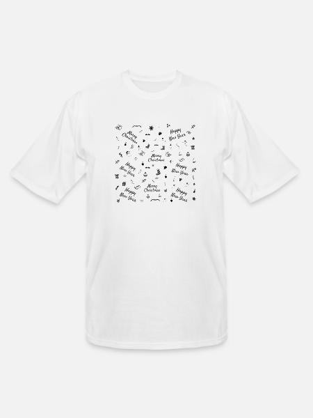 Christmas Ornaments - Men's Tall T-Shirt - white