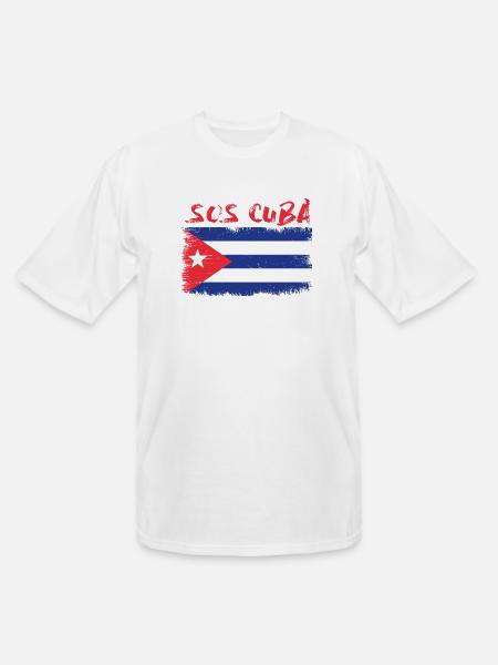Sos Cuba Soscuba - Men's Tall T-Shirt - white