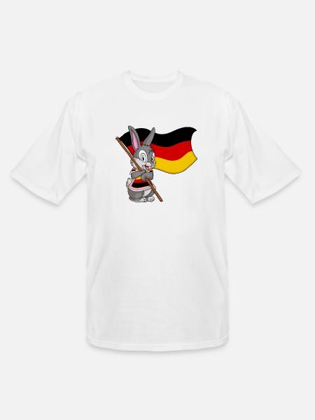 Germany Bunny - Men's Tall T-Shirt - white