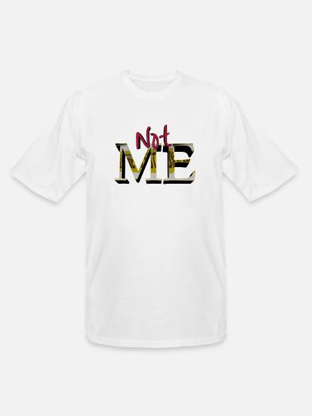 Not Me new - Men's Tall T-Shirt - white