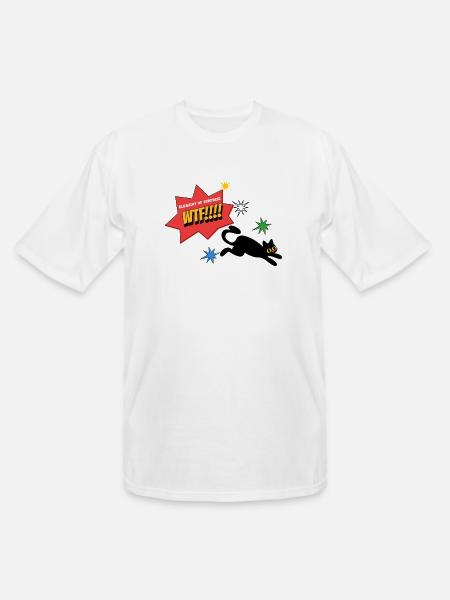 WTF!!Element of surprise - Men's Tall T-Shirt - white