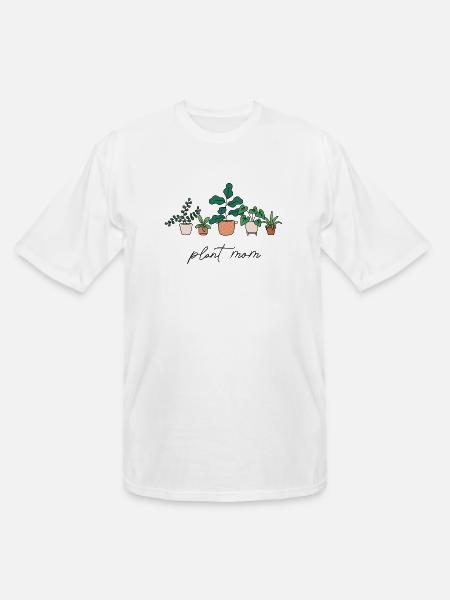 Plant Mom - Men's Tall T-Shirt - white