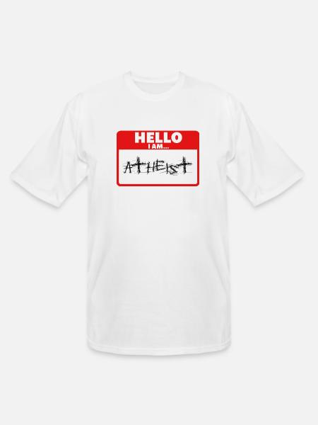 Atheist - Men's Tall T-Shirt - white