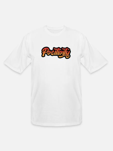 Positivity - Men's Tall T-Shirt - white