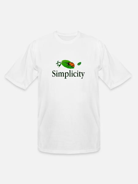 Simplicity - Men's Tall T-Shirt - white
