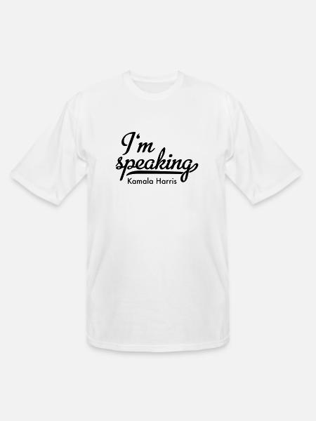 I'm speaking - Men's Tall T-Shirt - white