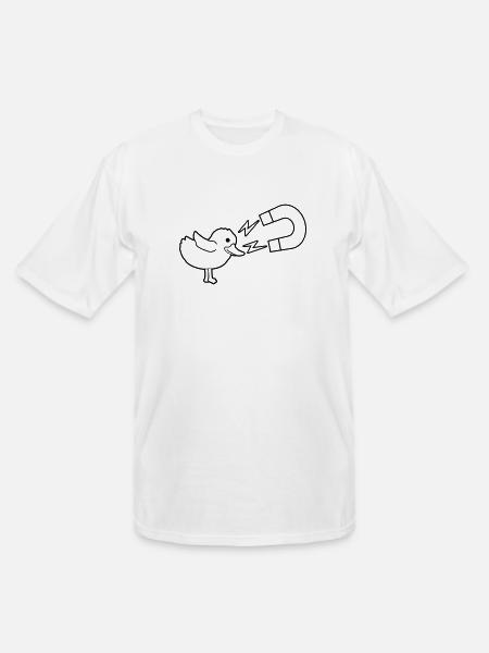 Womanizer Logo Chick Magnet - Men's Tall T-Shirt - white