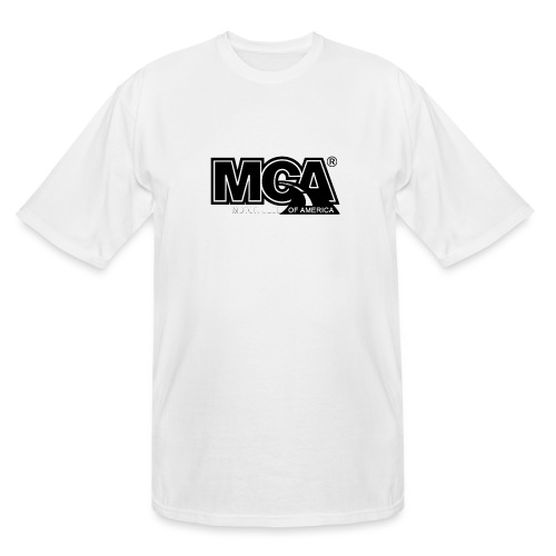 MCA Logo WBG Transparent BLACK TITLEfw fw png - Men's Tall T-Shirt