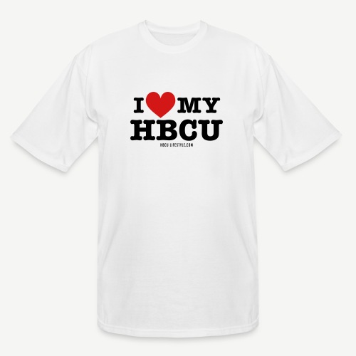 I Love My HBCU - Women's Black, Red and White T-Sh - Men's Tall T-Shirt
