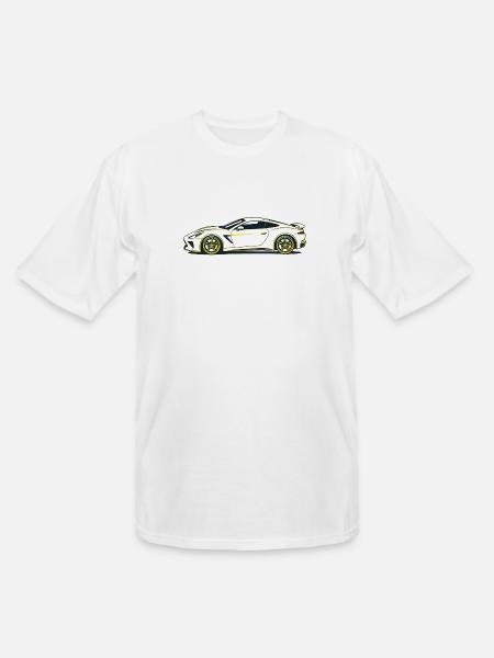 Starburst Velocity Racer - Men's Tall T-Shirt - white