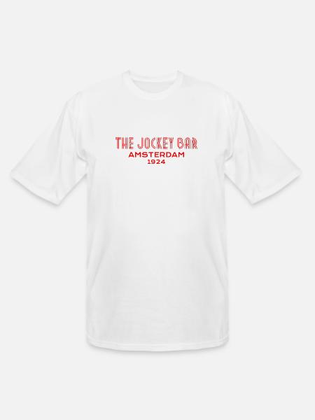 The Jockey Bar, Amsterdam - Men's Tall T-Shirt - white