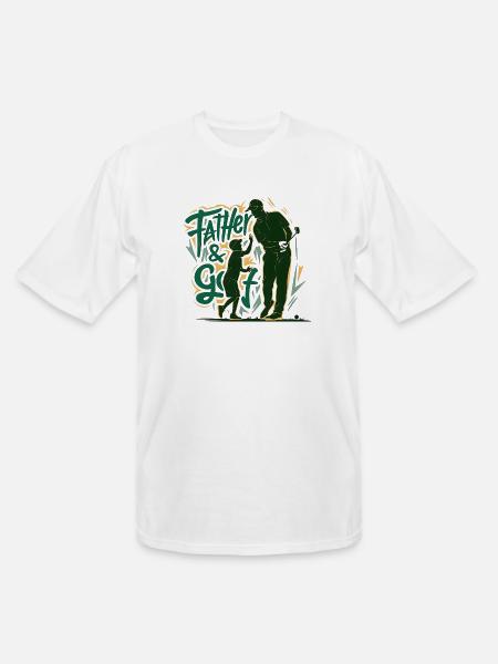 golf and papa - Men's Tall T-Shirt - white