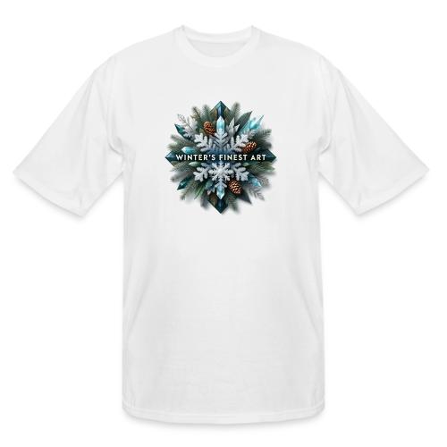 Intricate Frozen Evergreen T-Shirt - Men's Tall T-Shirt