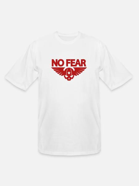 No fear - Men's Tall T-Shirt - white