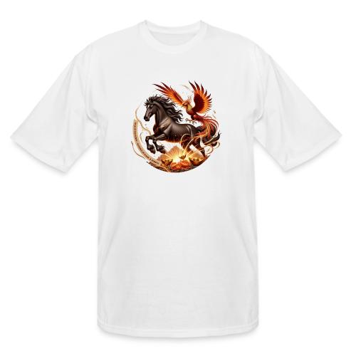 Year of the Horse Phoenix T Shirt, Lunar NY Gift - Men's Tall T-Shirt