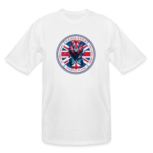 England Lion Emblem T Shirt, Flag Pride Gift - Men's Tall T-Shirt