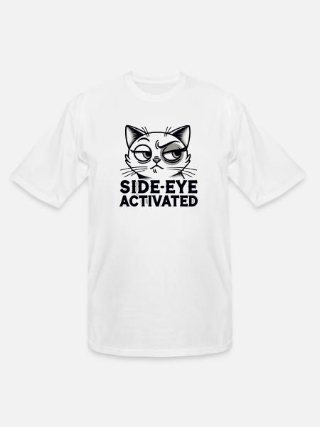 Side Eye Activated - Men's Tall T-Shirt - white