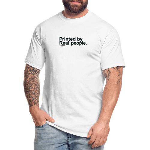 Printed in black - Men's Tall T-Shirt