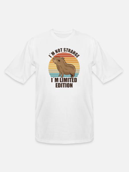 Capybara zoo animal design - Men's Tall T-Shirt - white