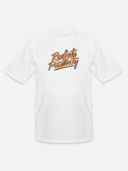 Radiate Positivity - Men's Tall T-Shirt - white
