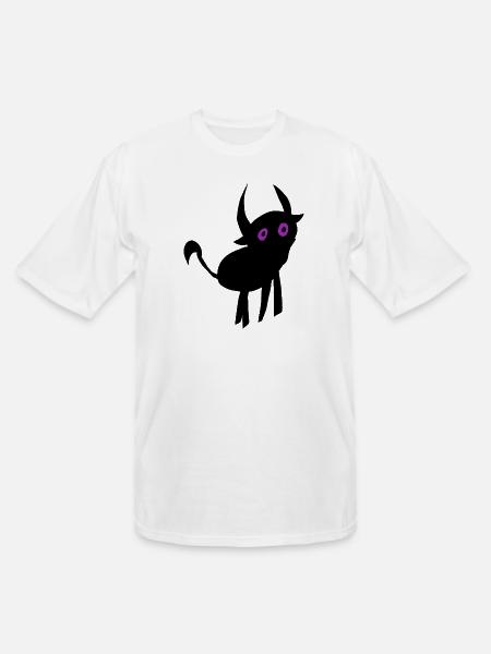 Whimsical Alien Face Design - Men's Tall T-Shirt - white