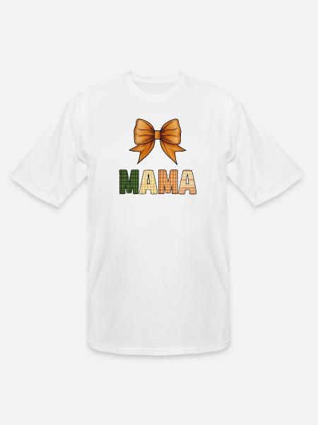 Rustic Gingham Mother Design - Men's Tall T-Shirt - white