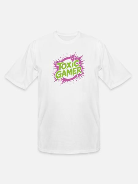 Toxic Gamer - Men's Tall T-Shirt - white