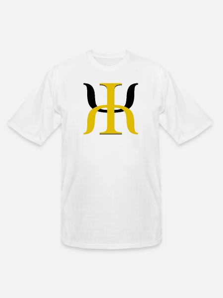 Golden Lambda Glyph - Men's Tall T-Shirt - white