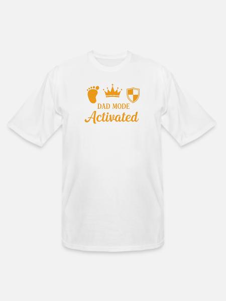 Dad Mode Activated - Men's Tall T-Shirt - white