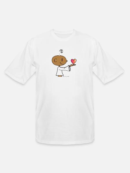 The little Yogi - Men's Tall T-Shirt - white