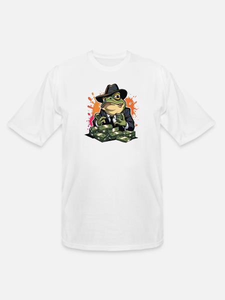 Exaggerated Expression Vector Illustration - Men's Tall T-Shirt - white