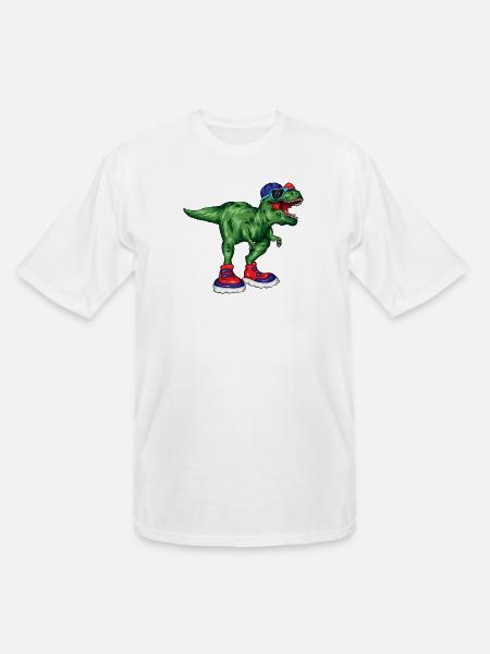 Dino Sneaker Rex - Men's Tall T-Shirt - white