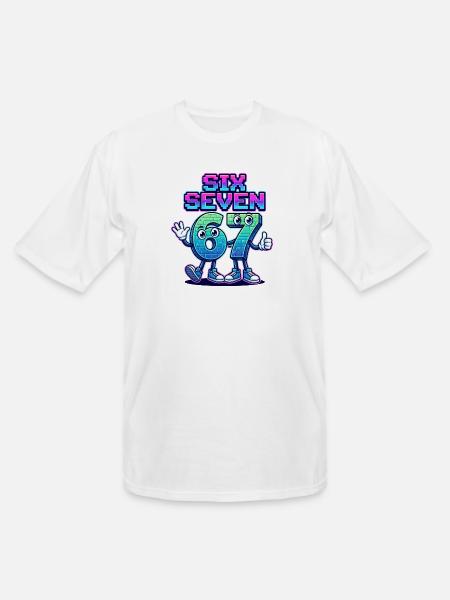 Six Seven 6 7 - Men's Tall T-Shirt - white